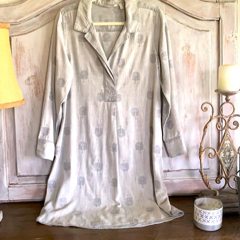 Soft Surroundings Grey Dress